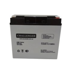 Акумулятор для ДБЖ 12В 22 Аг Challenger AS12-22 AS12-22 фото