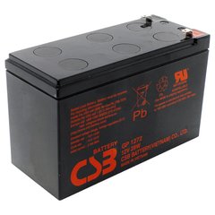 Акумулятор для ДБЖ 12В 7.2 Аг CSB GP1272 (28 W) GP1272 (28 W) фото