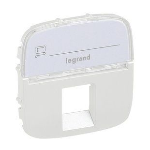 Valena ALLURE Лицевая панель RJ11/RJ45 с текстом Жемчуг 755479 фото