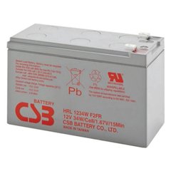 Аккумулятор для ИБП 12В 9 Ач CSB HRL1234W HRL1234W фото