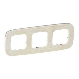 Valena ALLURE Рамка 3 поста Corian 755523 фото