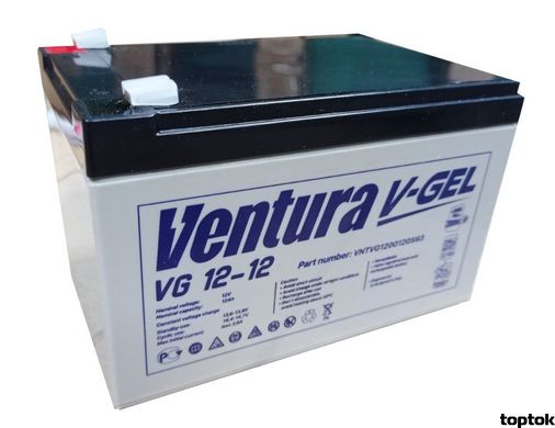 Аккумулятор для ИБП 12В 12 Ач Ventura VG 12-12 V-Gel V-VG12120 фото