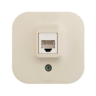 Forix Розетка RJ45 категорія 5е UTP Слонова кістка 782454 фото