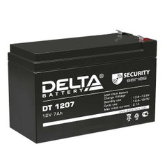 Аккумулятор для ИБП 12В 7 Ач Delta DT 1207 F1
