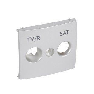 Valena Лицевая панель для Розетки TV-FM-SAT Алюминий 770186 фото