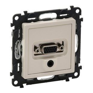 Valena LIFE Розетка HD 15-Jack 3.5 мм Слоновая кость 753270 фото