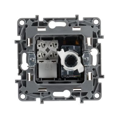 ETIKA Розетка RJ11+RJ45 категорія 5 UTP Білий 672252 фото