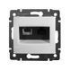 Valena Розетка двойная RJ45 категория 6 UTP + RJ11 Белый 770080 фото 2