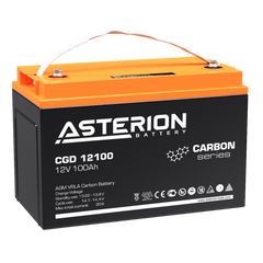 Акумулятор для ДБЖ 12В 100 Аг Asterion CGD 12100 Carbon
