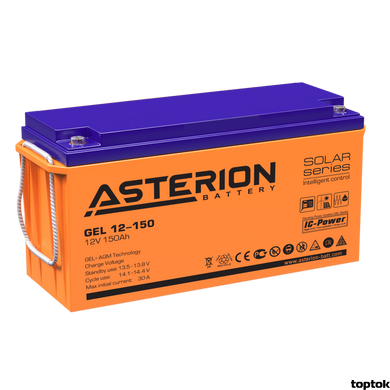 Аккумулятор для ИБП 12В 150 Ач Asterion GEL 12-150 AST12150GEL фото