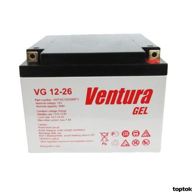 Акумулятор 12В 26 Аг Ventura VG 12-26 V-Gel V-VG12260 фото