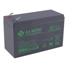 Акумулятор для ДБЖ 12В 7 Аг B.B. Battery BС 7-12