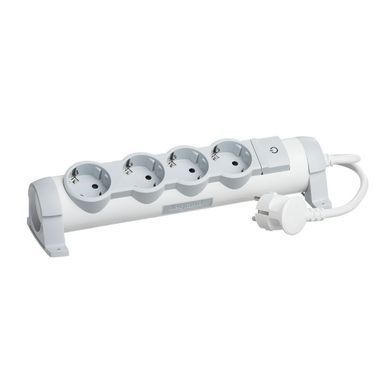Подовжувач 4x2К+З 1.5м комфорт Legrand 694626 фото