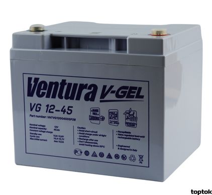 Акумулятор 12В 45 Аг Ventura VG 12-45 V-Gel V-VG12450 фото