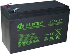 Акумулятор для ДБЖ 12В 7,2 Аг B.B. Battery BС 7.2-12/T2 BС 7.2-12/T2 фото