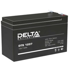Акумулятор для ДБЖ 12В 7 Аг Delta DTS 1207 DTS1207 фото