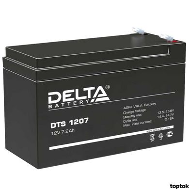 Аккумулятор для ИБП 12В 7 Ач Delta DTS 1207 DTS1207 фото