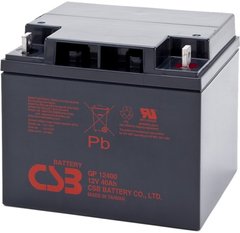Аккумулятор для ИБП 12В 40 Ач CSB GP12400 GP12400 фото
