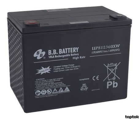 Аккумулятор для ИБП 12В 88 Ач B.B. Battery MPL88-12/UPS12360XW MPL88-12/UPS12360XW фото