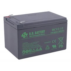 Аккумулятор для ИБП 12В 12 Ач B.B. Battery BС 12-12 BС 12-12/T2 фото