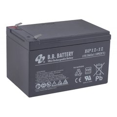Аккумулятор для ИБП 12В 12 Ач B.B. Battery BP 12-12 BP12-12/T2 фото