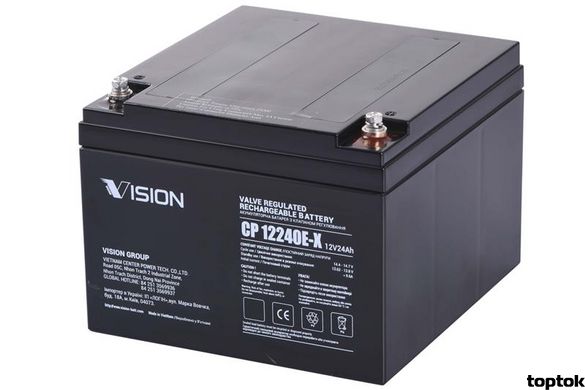 Аккумулятор 12В 24 Ач Vision CP12240E-X AGM CP12240E-X фото