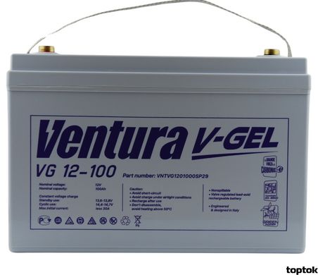 Акумулятор 12В 100 Аг Ventura VG 12-100 V-Gel V-VG121000 фото