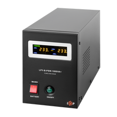 ДБЖ для котлів LogicPower LPY-B-PSW-1000VA+ (700Вт) 12V 10A/20A з правильною синусоїдою  4151 фото