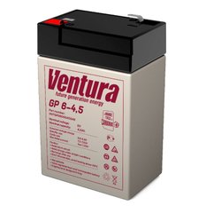 Акумулятор 6В 4,5 Аг Ventura GP 6-4.5 V-GP645 фото