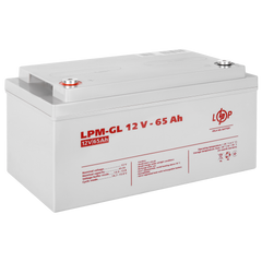 Аккумулятор гелевый 12 В 65 Ач LogicPower LPM-GL 12-65 3869 фото