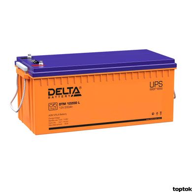 Аккумулятор для ИБП 12В 200 Ач Delta DTM 12200L DTM12200L фото