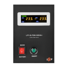 ИБП для котлов LogicPower LPY-B-PSW-500VA+ (350Вт) 12V 5A/10A с правильной синусоидой 4149 фото