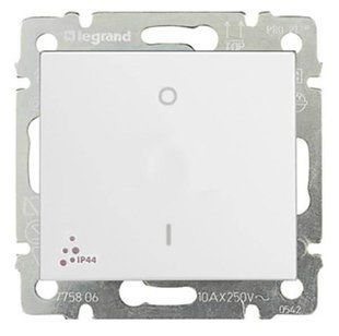 Valena Выключатель двухполюсный IP 44 10A 250В Белый 770092 фото