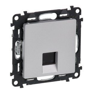 Valena LIFE Розетка RJ45 категории 6 UTP Алюминий 753642 фото