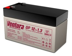 Акумулятор 12В 1,3 Аг Ventura GP 12-1.3 V-GP1213 фото