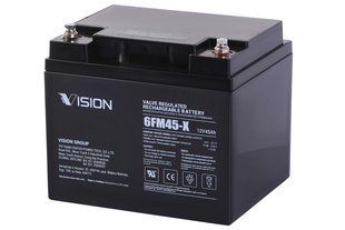 Аккумулятор 12В 45 Ач Vision 6FM45-X AGM 6FM45-X фото
