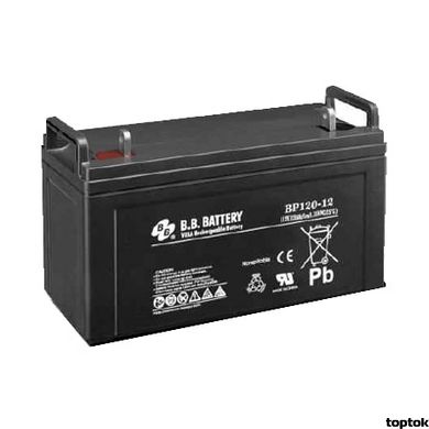 Акумулятор для ДБЖ 12В 120 Аг B.B. Battery BP 120-12 BP120-12/B4 фото