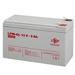 Аккумулятор гелевый 12 В 9 Ач LogicPower LPM-GL 12-9 6563 фото