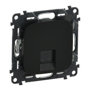 Valena ALLURE Розетка RJ45 категории 5е UTP Антрацит 753950 фото