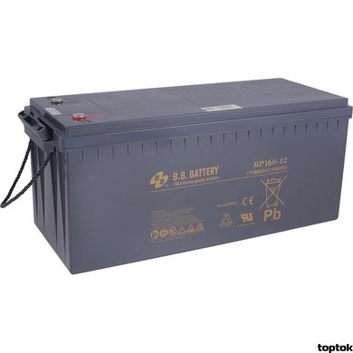 Акумулятор для ДБЖ 12В 160 Аг B.B. Battery BP 160-12 BP160-12/I3 фото