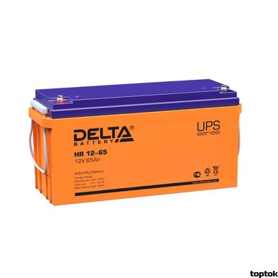 Аккумулятор для ИБП 12В 65 Ач Delta HR 12-65 HR12-65 фото