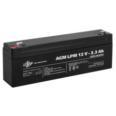 Акумулятор 12 В 2.3 Аг LogicPower LPM 12-2.3 4132 фото