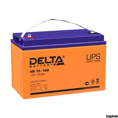Аккумулятор для ИБП 12В 100 Ач Delta HR 12-100 HR12-100 фото