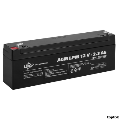 Аккумулятор 12 В 2.3 Аг LogicPower LPM 12-2.3 4132 фото