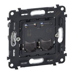 Valena IN'MATIC Розетка двойная RJ45 категория 6a STP 753049 фото