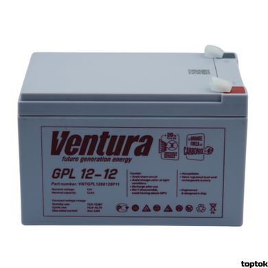 Акумулятор для ДБЖ 12В 12 Аг Ventura GPL 12-12 V-GPL12120 фото