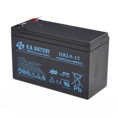 Аккумулятор для ИБП 12В 9 Ач B.B. Battery HRL 9-12 HRL 9-12/Т2 фото