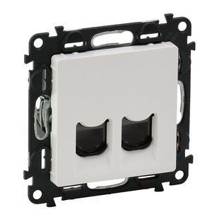Valena LIFE Розетка подвійна RJ45 категорія 5е UTP Білий 753441 фото