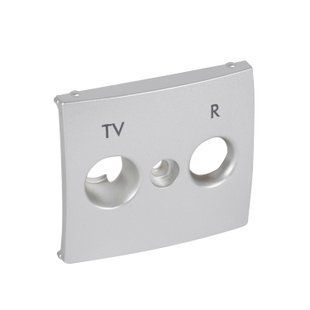 Valena Лицевая панель для Розетки TV-FM Алюминий 770265 фото