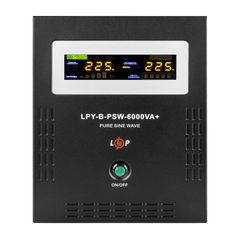 ДБЖ для котлів LogicPower LPY-B-PSW-6000VA+ (4200Вт) 48V 10A/20A з правильною синусоїдою 6615 фото